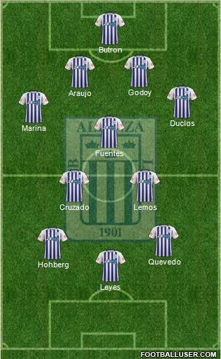C Alianza Lima Formation 2018