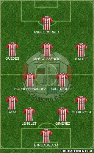 Zamora C.F. Formation 2018