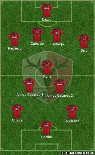 Kashima Antlers Formation 2018