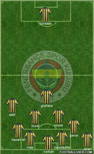 Fenerbahçe SK Formation 2018
