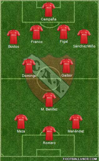 Independiente Formation 2018