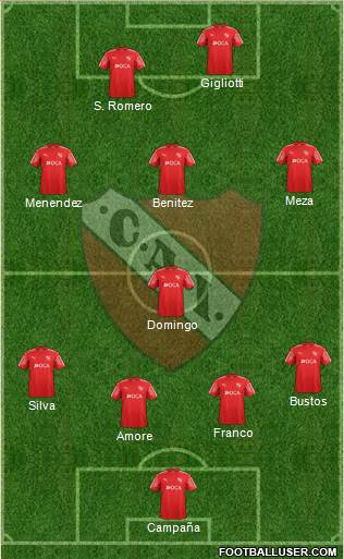 Independiente Formation 2018