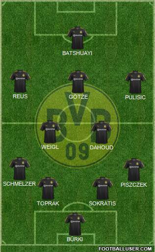 Borussia Dortmund Formation 2018