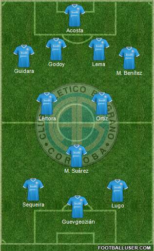 Belgrano de Córdoba Formation 2018