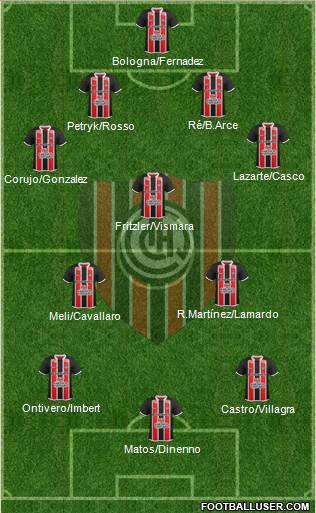 Chacarita Juniors Formation 2018