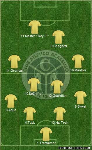 Acassuso football formation