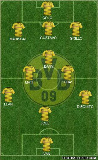 Borussia Dortmund Formation 2018