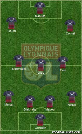 Olympique Lyonnais Formation 2018