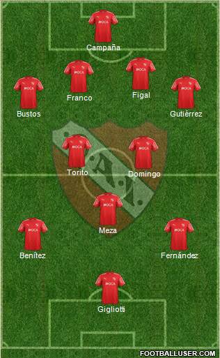 Independiente Formation 2018