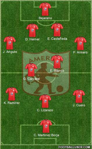 CD América de Cali Formation 2018