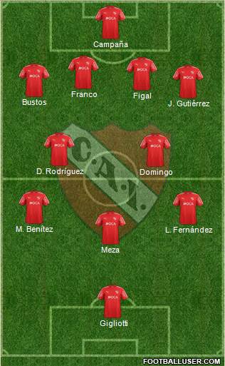 Independiente Formation 2018