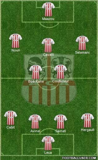 Athletic Club Ajaccien Football Formation 2018
