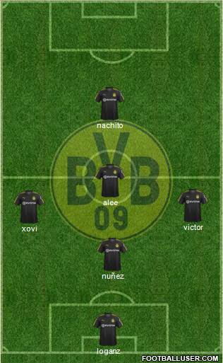 Borussia Dortmund Formation 2018
