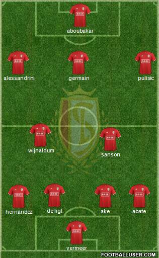 R Standard de Liège Formation 2018