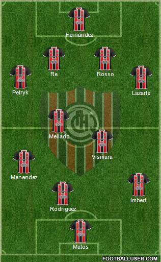 Chacarita Juniors Formation 2018