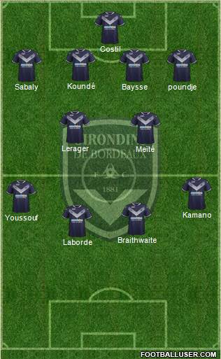 FC Girondins de Bordeaux Formation 2018