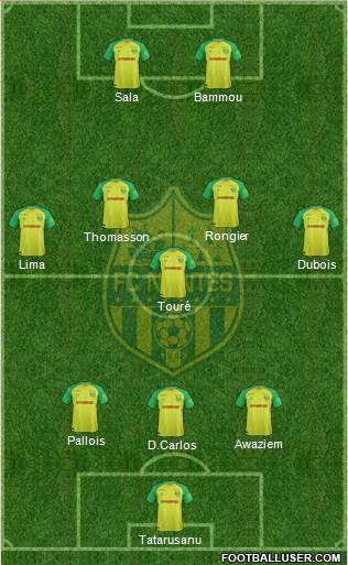 FC Nantes Formation 2018