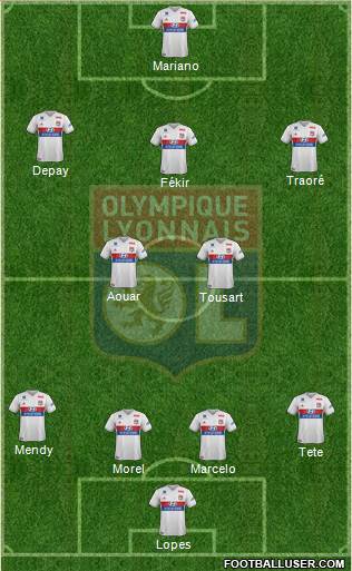 Olympique Lyonnais Formation 2018