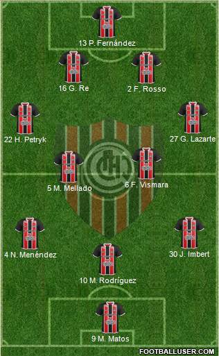 Chacarita Juniors Formation 2018