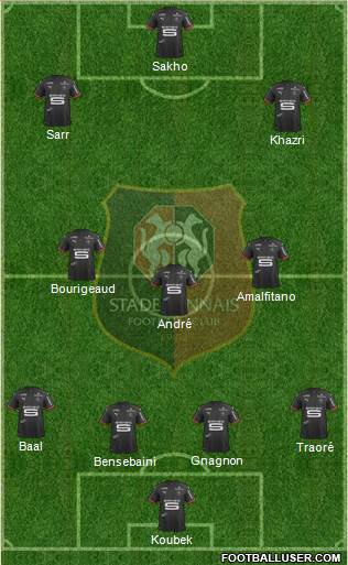 Stade Rennais Football Club Formation 2018