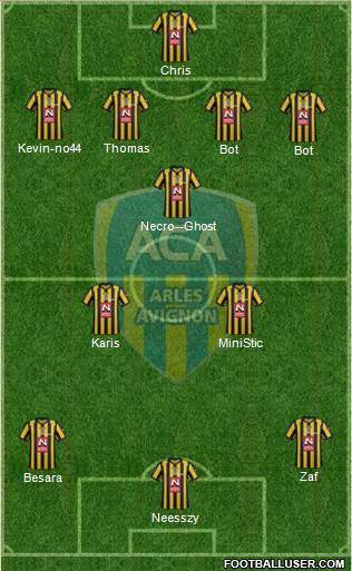 Athlétic Club Arles-Avignon football formation