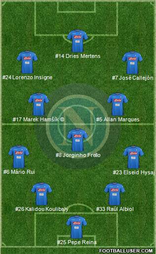 Napoli Formation 2018