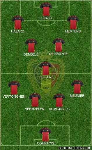 Belgium Formation 2018