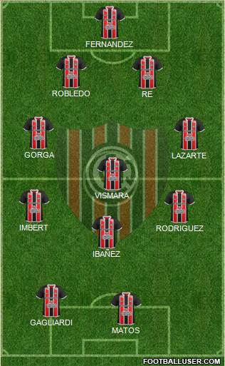 Chacarita Juniors Formation 2018