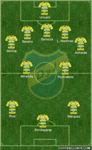 Defensa y Justicia Formation 2018