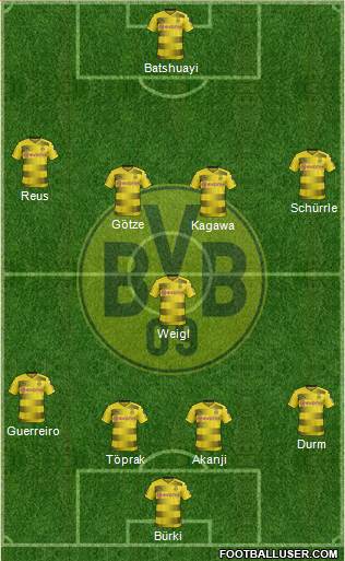 Borussia Dortmund Formation 2018