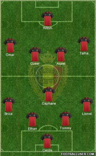 Belgium Formation 2018