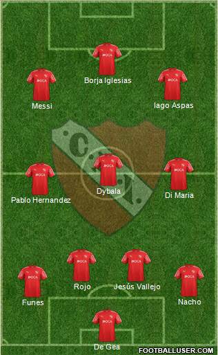 Independiente Formation 2018