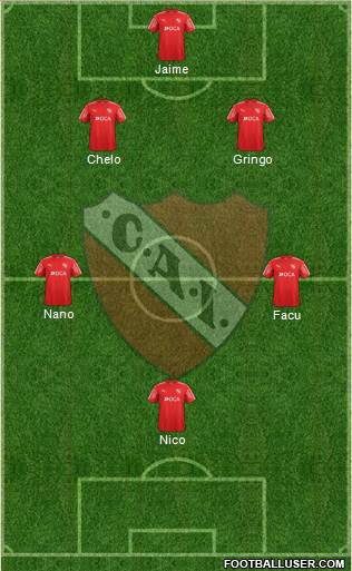 Independiente Formation 2018