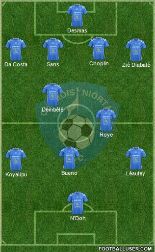 Chamois Niortais Football Club Formation 2018