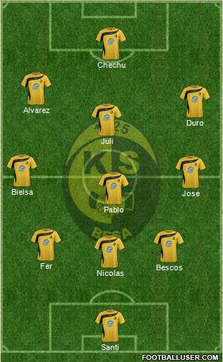 KS Besa Kavajë Formation 2018