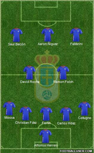 Real Oviedo S.A.D. Formation 2018