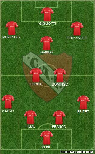 Independiente Formation 2018