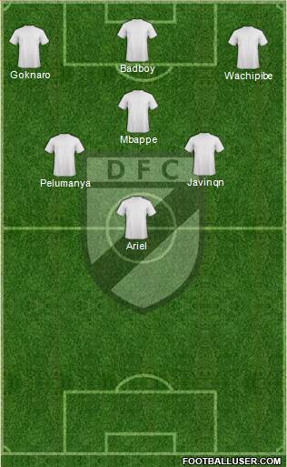 Danubio Fútbol Club Formation 2018