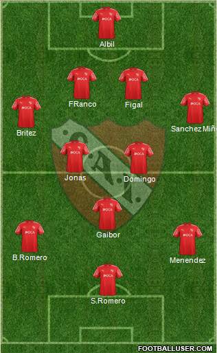 Independiente Formation 2018