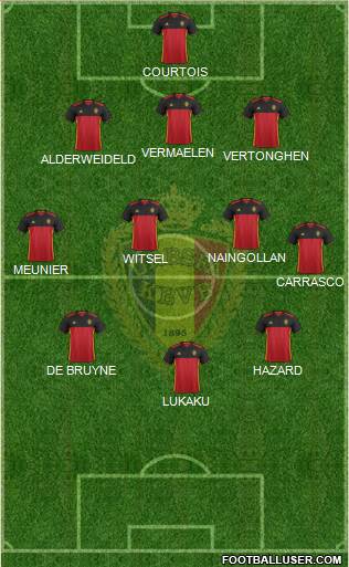 Belgium Formation 2018