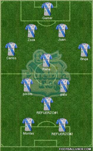 Club Puebla de la Franja Formation 2018