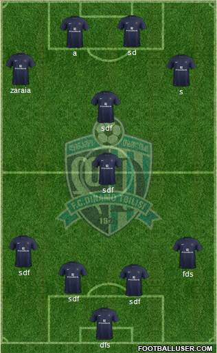 Dinamo Tbilisi Formation 2018