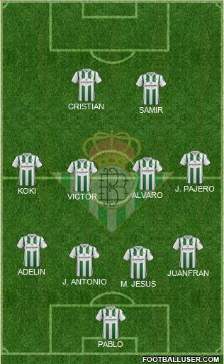 Real Betis B., S.A.D. Formation 2018