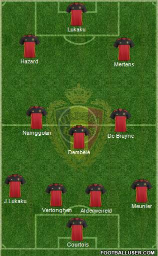 Belgium Formation 2018