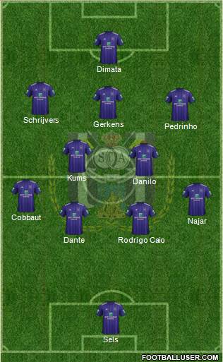 RSC Anderlecht Formation 2018