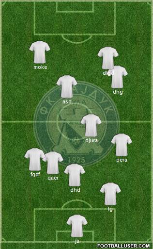 FK Hajduk Rodic MB Kula Formation 2018