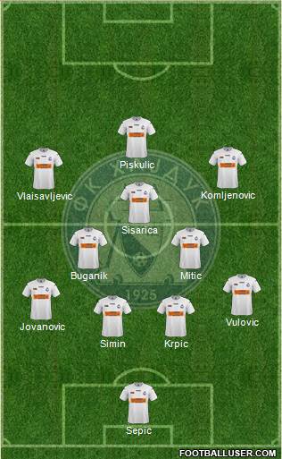 FK Hajduk Rodic MB Kula Formation 2018