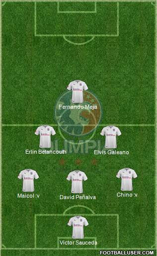 CD Olimpia Formation 2018
