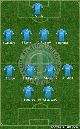 Belgrano de Córdoba Formation 2018