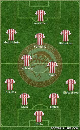 Olympiakos SF Piraeus Formation 2018